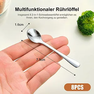 Міні-ложки, набір з 8 маленьких чайних synthetic.ua - Фото 1