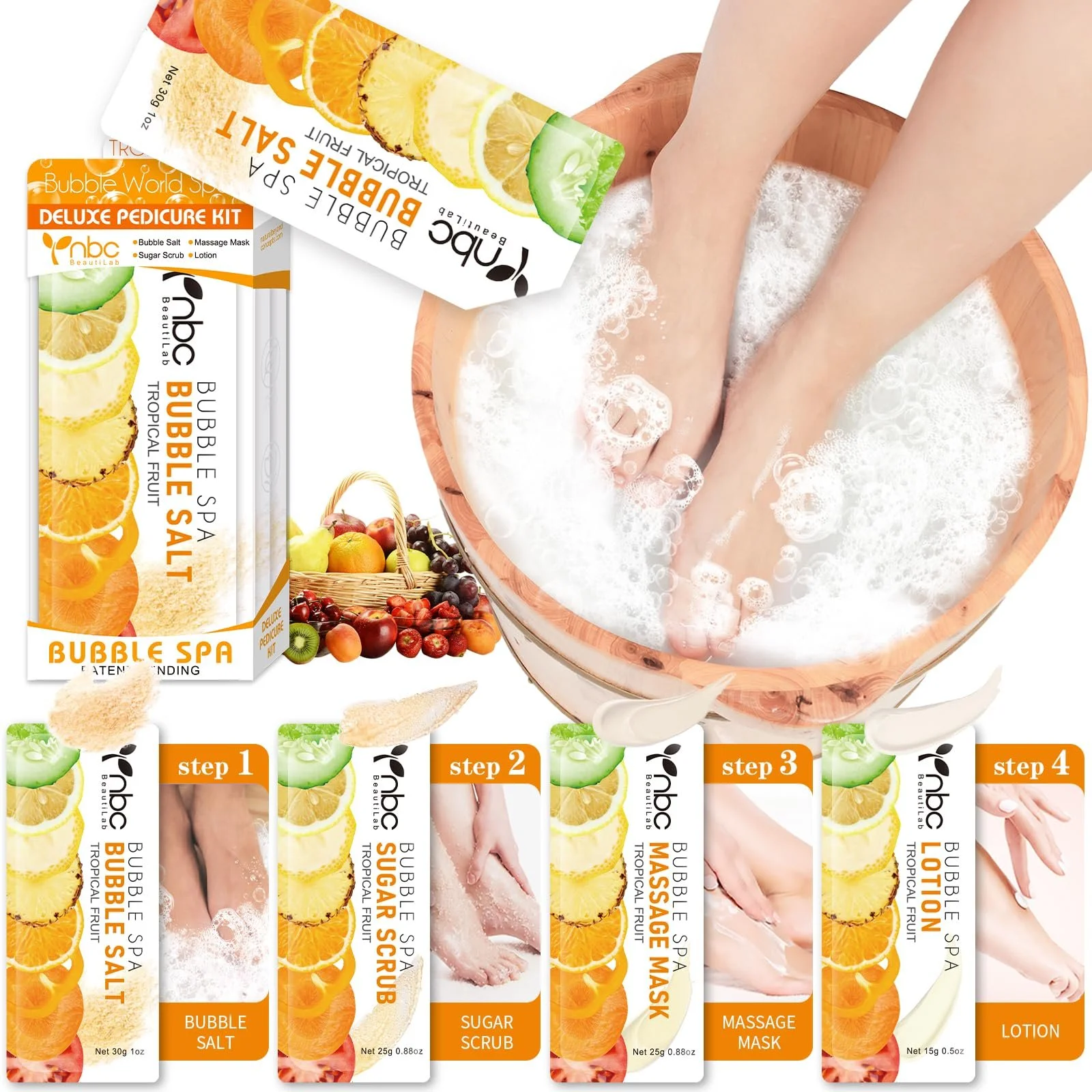 Набор для ухода за ногами 4 Steps Foot Care Citrus 1 Set, фото №1 Набор для ухода за ногами 4 Steps Foot Care Citrus 1 Set, фото №1