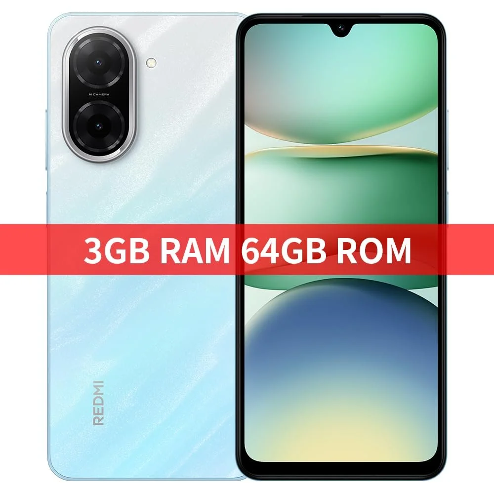 Смартфон XIAOMI Redmi A5 6.88" 3GB+64GB Dual SIM 4G 5200mAh 15W Blue (с зарядным устройством), фото №2 Смартфон XIAOMI Redmi A5 6.88" 3GB+64GB Dual SIM 4G 5200mAh 15W Blue (с зарядным устройством), фото №2