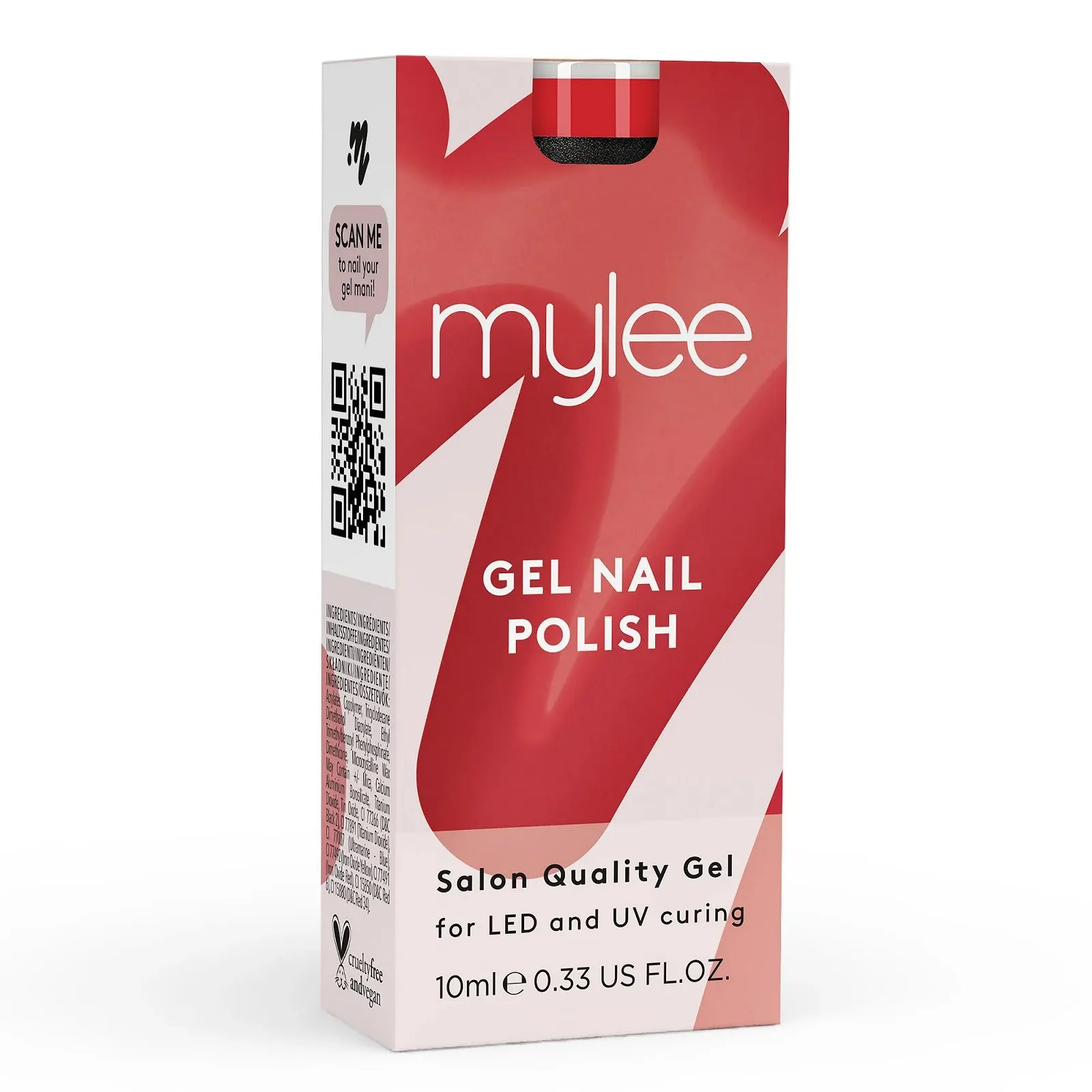 Гель-лак Mylee MyGel Red Flags, 10 мл, червоний, фото №6