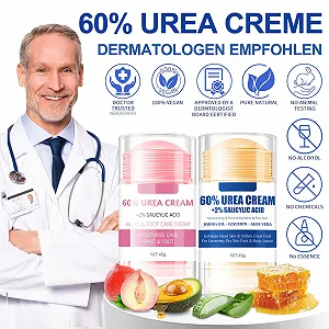 Крем-стик для ног увлажняющий против трещин Urea 60% Алоэ вера и персик 2 шт synthetic.ua - Фото 1