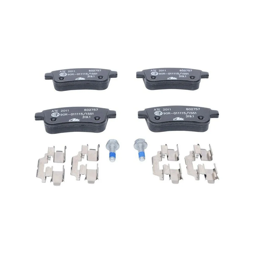 Комплект тормозных колодок ATE 13.0460-2757.2 для RENAULT задняя ось, фото №1