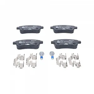 Комплект гальмівних колодок ATE 13.0460-2757.2 для RENAULT задня вісь - Фото 1