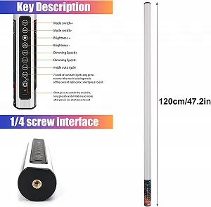 Комплект LED-ламп Luxceo Mood 1 / 4 шт. / RGB / 120 см / Белый synthetic.ua - Фото 1