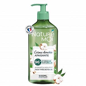 Крем-гель для душа Naturé Moi Soothing Organic Cotton Blossom and Hemp 500 мл - Фото 1