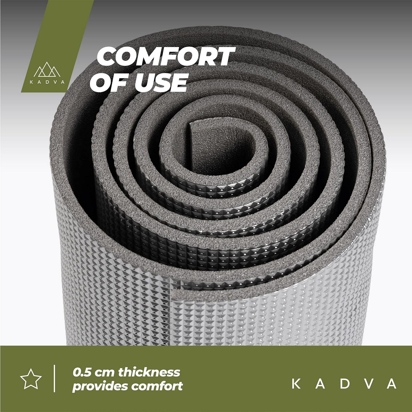 Килимок KADVA Alumat Легкий Компактний 180 x 50 x 0,5 см Сірий, фото №4 Килимок KADVA Alumat Легкий Компактний 180 x 50 x 0,5 см Сірий, фото №4