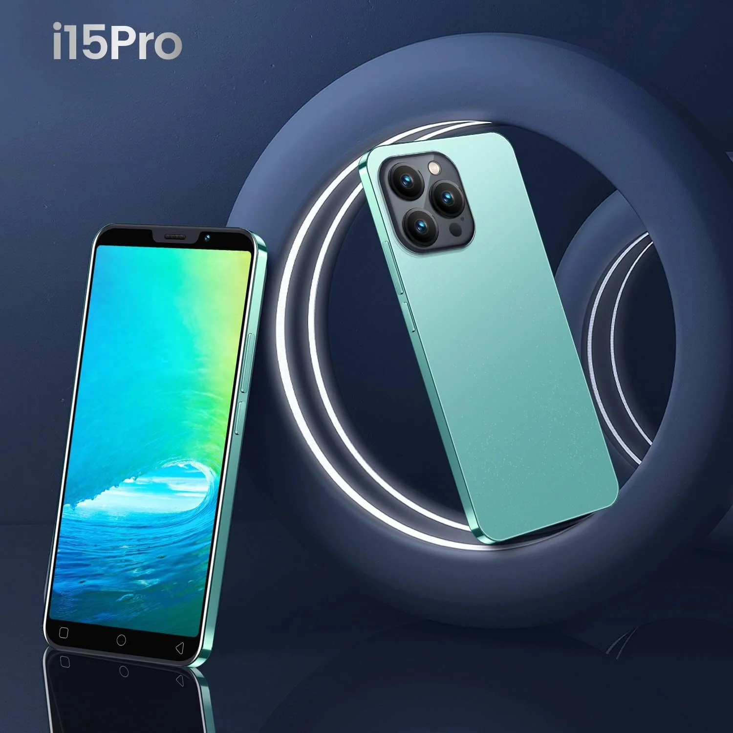 Смартфон JtQtJ i14Pro 5.0" Android 8.1 1/8GB 3G Green, фото №2