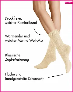 Жіночі шкарпетки Hudson Winter Plait Soft synthetic.ua - Фото 1