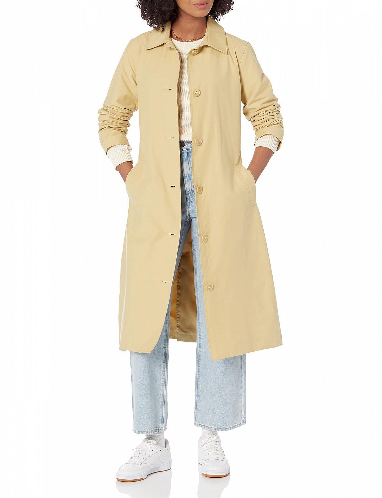 Тренч Amazon Essentials Вільного Крою Водовідштовхувальний, фото №4 Тренч Amazon Essentials Вільного Крою Водовідштовхувальний, фото №4