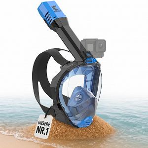 Маска для снорклінга Khroom Seaview Pro, повнолицева, для дорослих - Фото 1