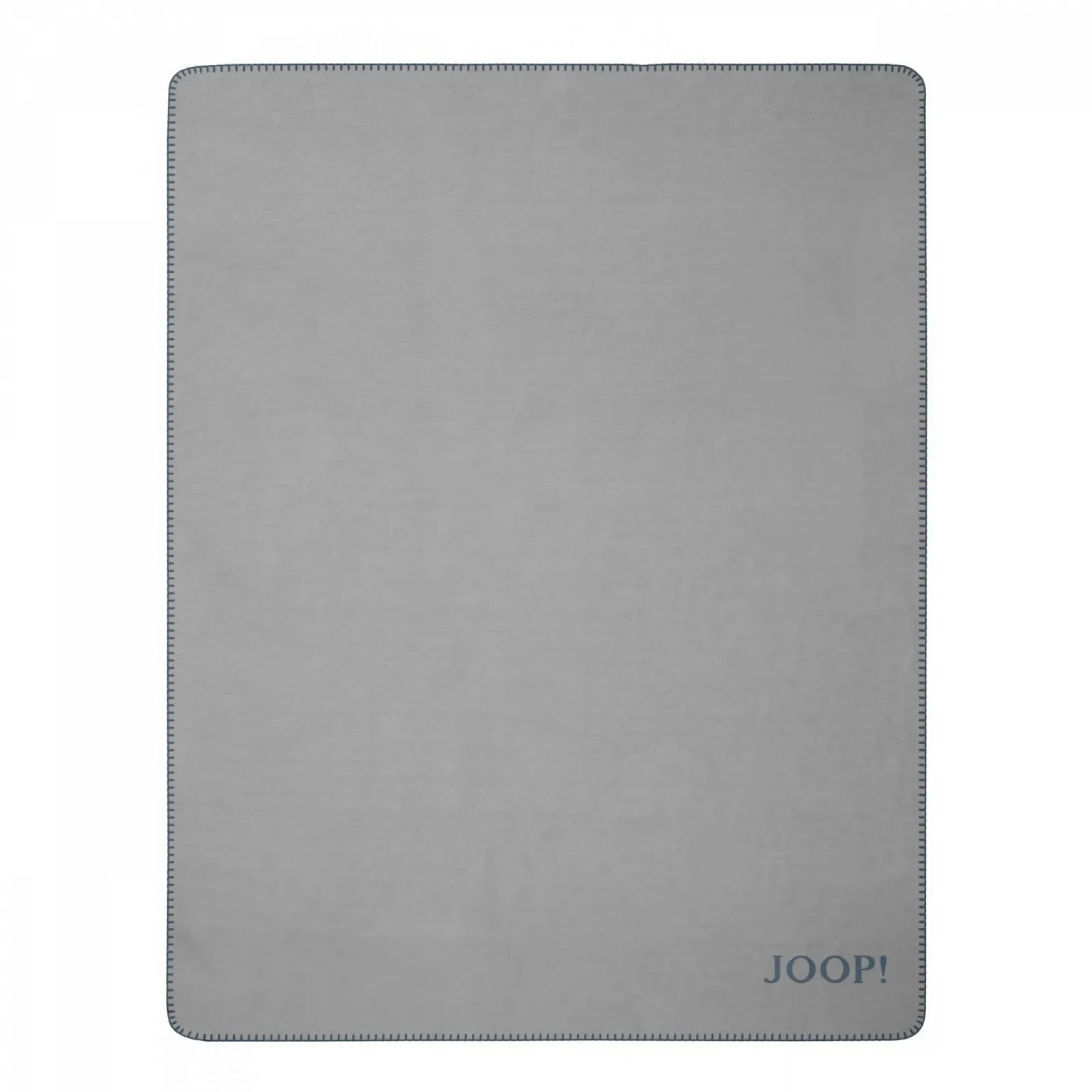 Плед Joop! Uni Doubleface 150 x 200 см Серебряный / Темно-синий, фото №3