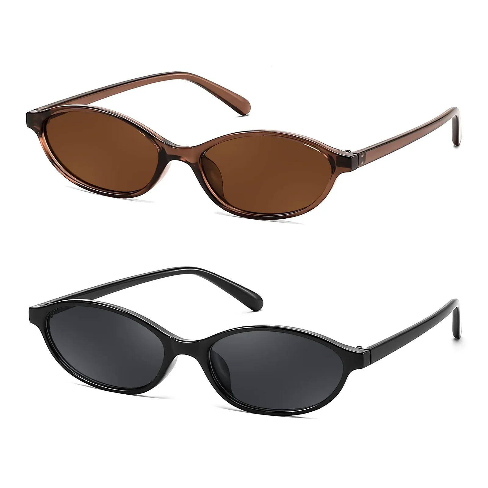 Очки солнцезащитные овальные винтажные кошачьи FEISEDY B0257, фото №3 Очки солнцезащитные овальные винтажные кошачьи FEISEDY B0257, фото №3