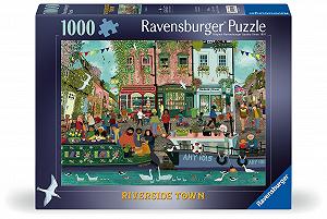 Пазл Ravensburger Riverside Town 1000 деталей 14+ synthetic.ua - Фото 1