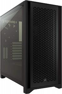 Корпус Corsair 4000D Airflow / Mid-Tower / Закаленное стекло / 2x120мм вентилятора / RapidRoute / USB Type-C / Черный - Фото 1