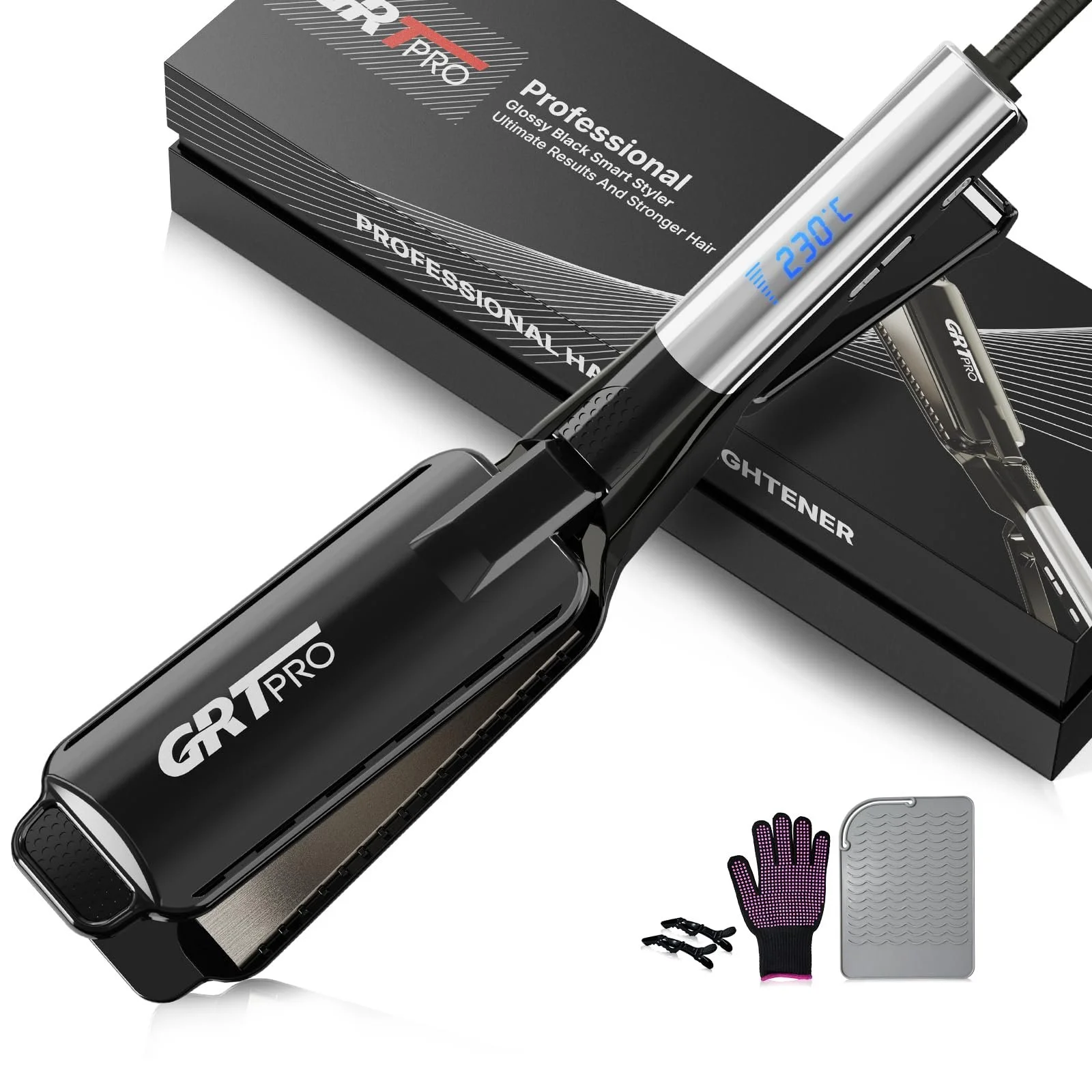 Выпрямитель Professional Styler Wide Extra 55 мм 19 уровней 50-230°C LCD, фото №1 Выпрямитель Professional Styler Wide Extra 55 мм 19 уровней 50-230°C LCD, фото №1