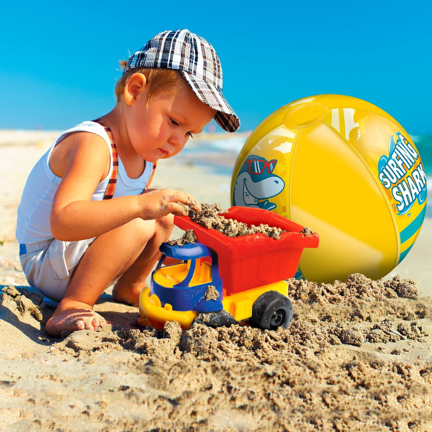 Пляжний М'яч Mondo Toys Surfing Shark 50 см, фото №5