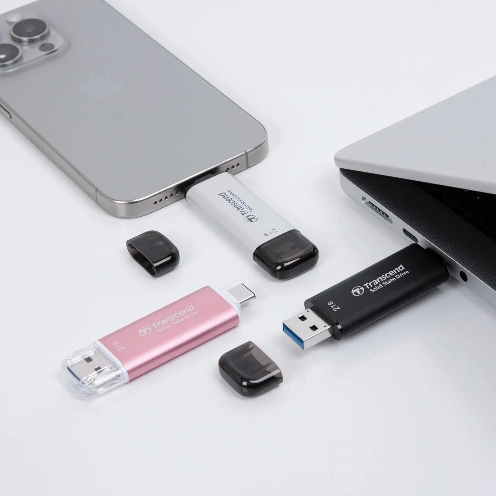 Внешний SSD Transcend ESD310 TS2TESD310C 2 ТБ Dual USB-C/A 1050 МБ/с, фото №6 Внешний SSD Transcend ESD310 TS2TESD310C 2 ТБ Dual USB-C/A 1050 МБ/с, фото №6