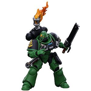 Фигурка JoyToy Warhammer 40,000 1/18 Salamanders Intercessors Sergeant Tsek'gan JT5239 synthetic.ua - Фото 1