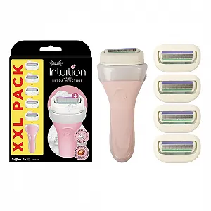 Сменные картриджи для бритвы Wilkinson Sword Intuition Ultra Moisture 5 шт. Pink - Фото 1