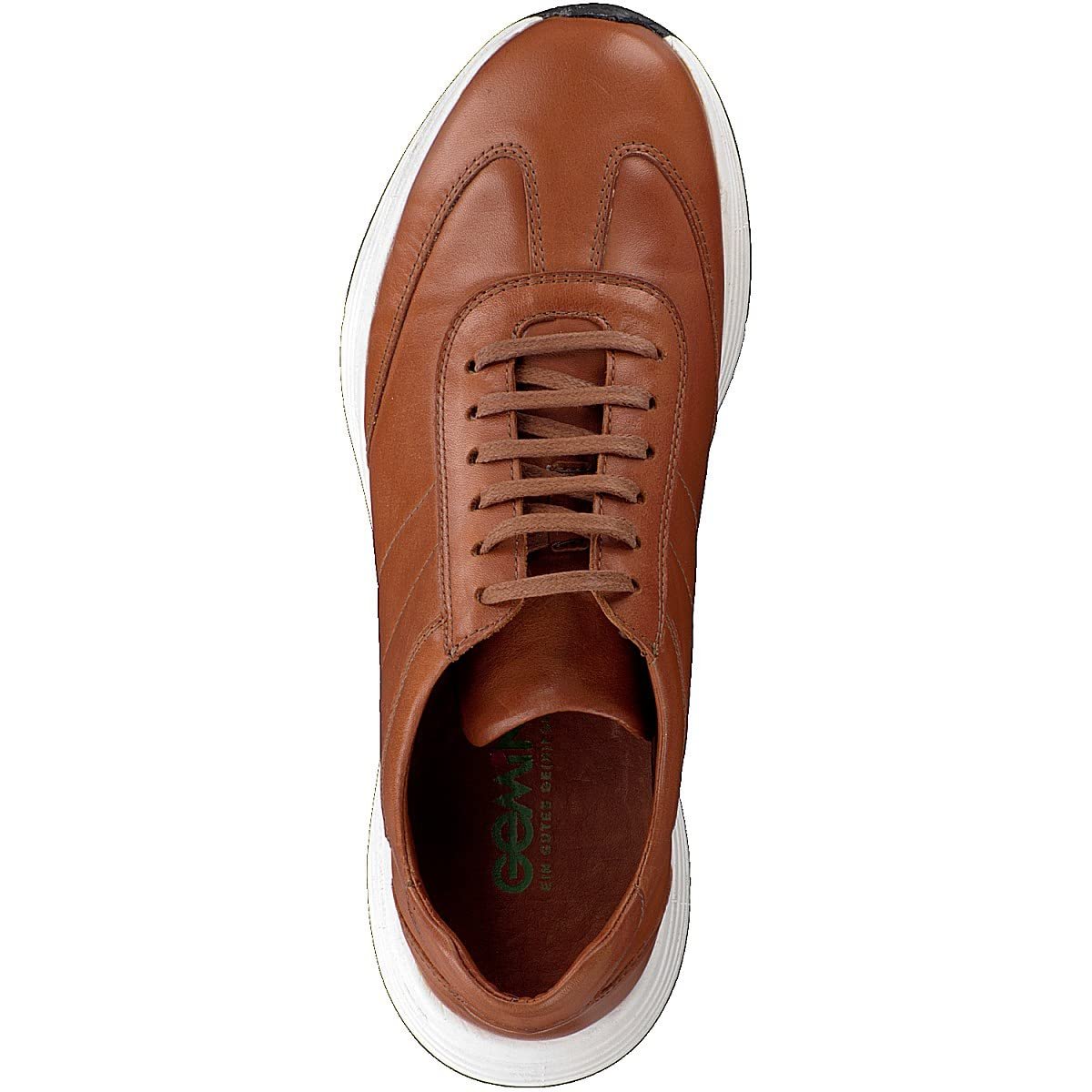 Мужские кожаные кроссовки Gemini на шнуровке, фото №6