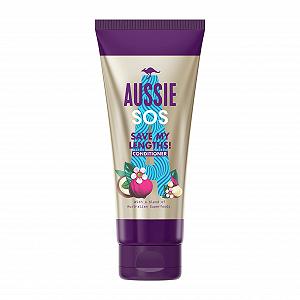 Кондиционер Aussie SOS Save My Lengths Instant Detangling Vegan Frizz Ease для поврежденных волос с австралийскими суперфудами 200 мл - Фото 1