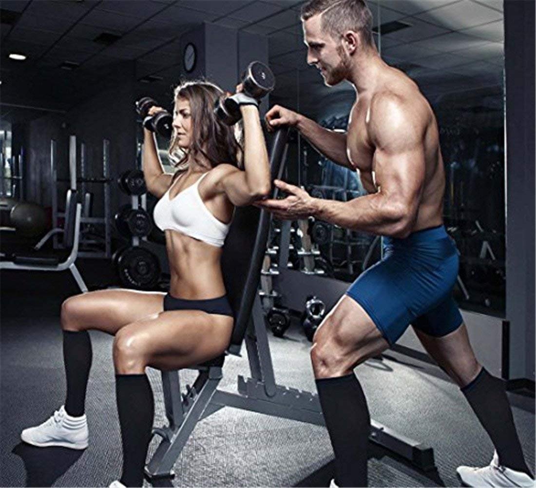 Комплект из 3-х Компрессионных Носков Unisex Компрессионные Носки для Бега Спортивные Компрессионные Носки для Спорта Бега Путешествий Женщин Мужчин, фото №2