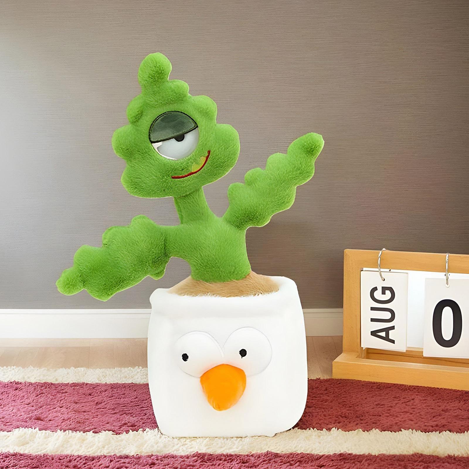 Игрушка плюшевая декоративная Topfpflanzen-Plüschтіере зеленая для детей, фото №3