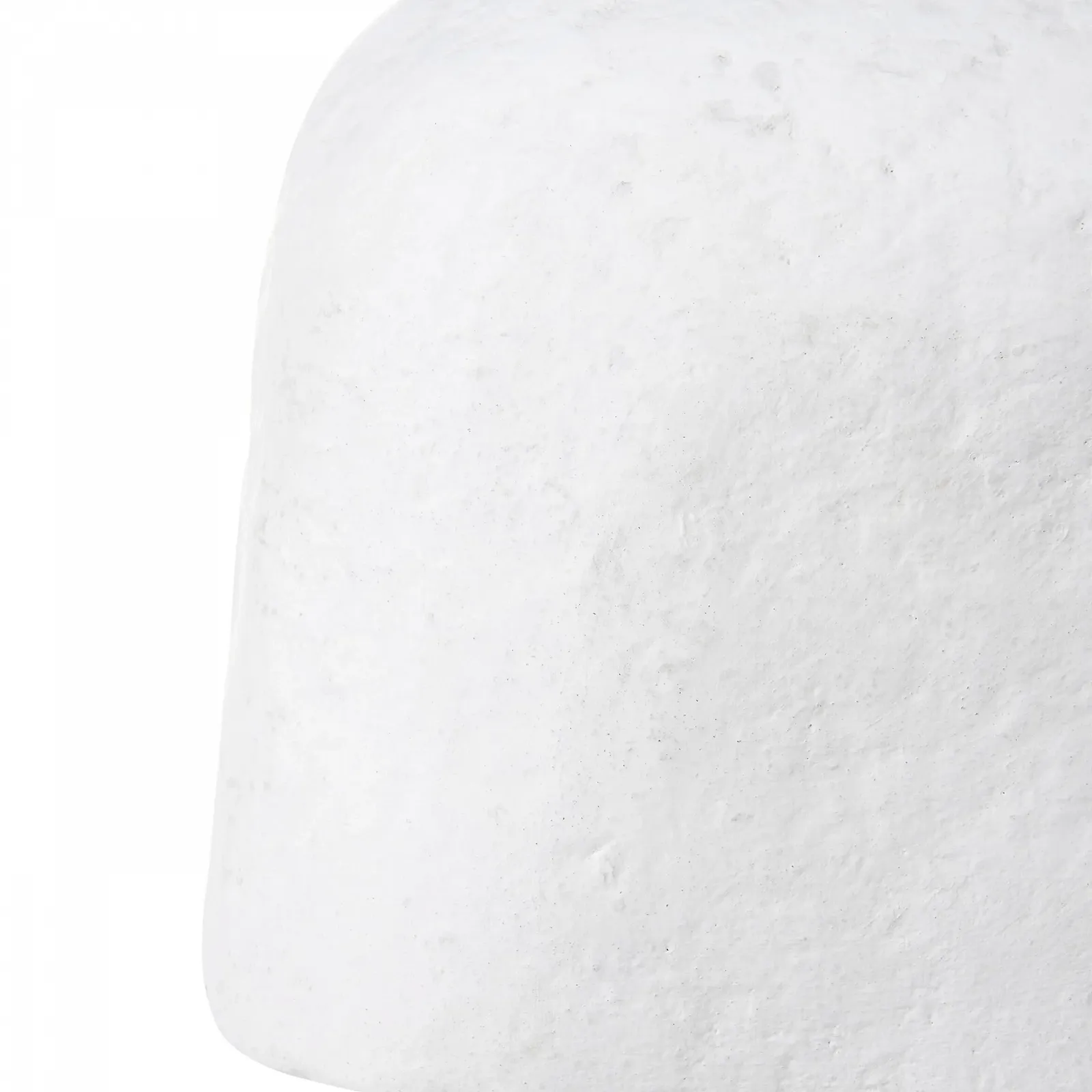 Настільна лампа Beliani Carrasco пап'є-маше ручної роботи біла, фото №6