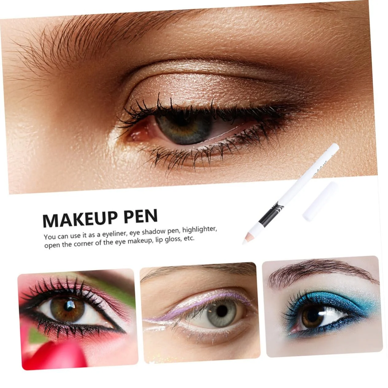 Олівець для очей Beaupretty Білий, фото №6 Олівець для очей Beaupretty Білий, фото №6