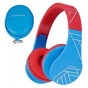 Навушники PowerLocus Over-Ear Children's Bluetooth 5.3 Micro SD 85 дБ Білі - Фото 1