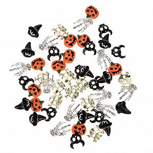 Підвіска для нігтів MERRYHAPY Хелловін, 50 шт, метал - Фото 1