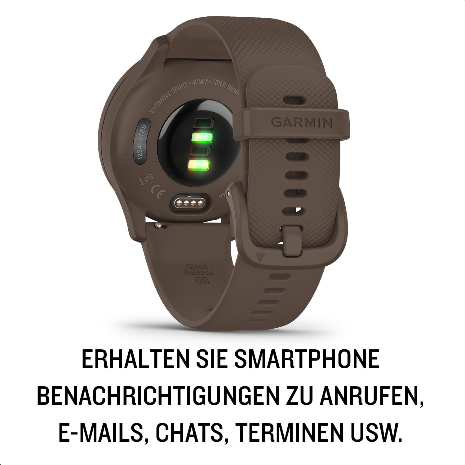 Смарт-часы Garmin vívomove Trend с аналоговыми стрелками и сенсорным дисплеем, фото №4