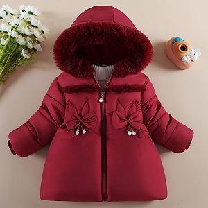 Куртка зимняя для девочек Quilted Jacket Легкая стеганая synthetic.ua - Фото 1
