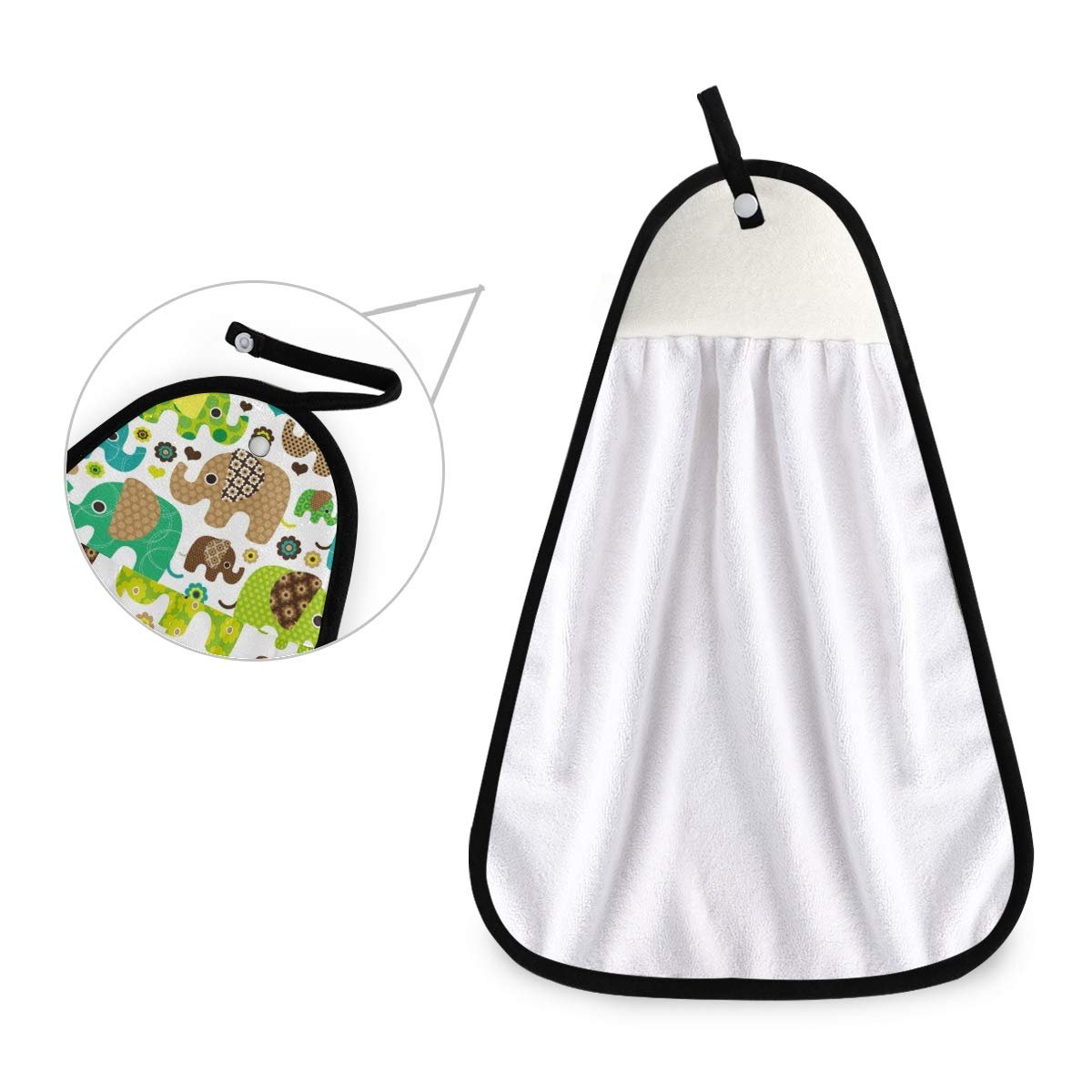 Підвісний рушник Elephant Motif Absorbent Quick Dry 42 x 31 см, фото №2