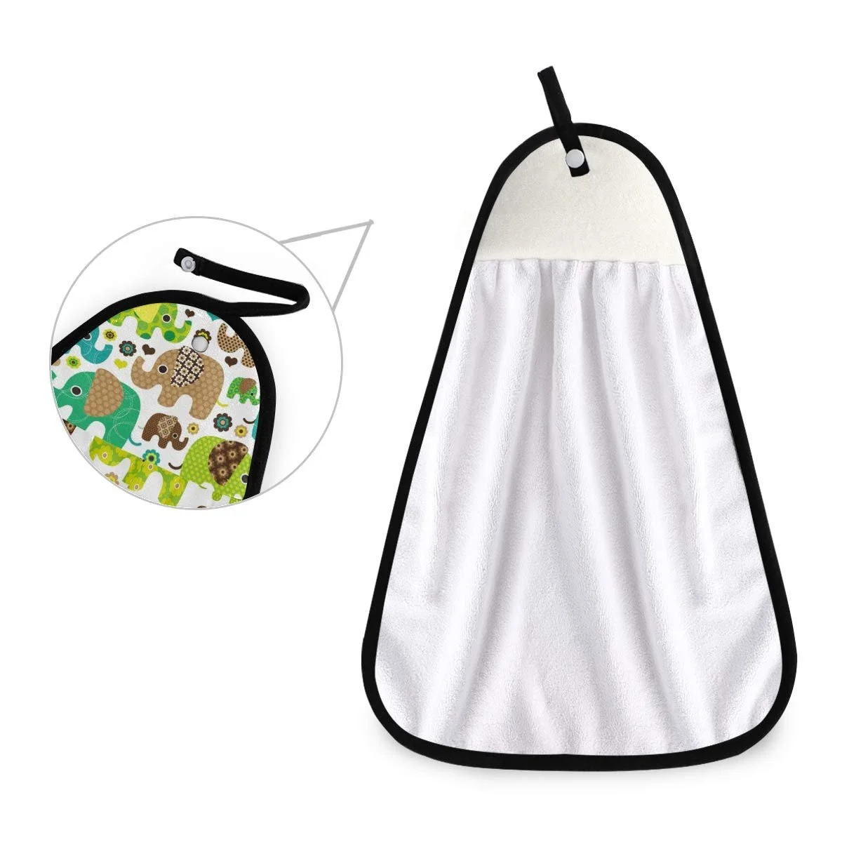 Подвесное полотенце Elephant Motif Absorbent Quick Dry 42 x 31 см, фото №2
