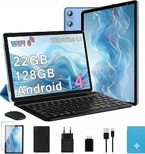 Планшет 10.1" Biegedy B22 6+16/128Gb 8 ядер Android 14 6000 mAh Blue - Фото 1