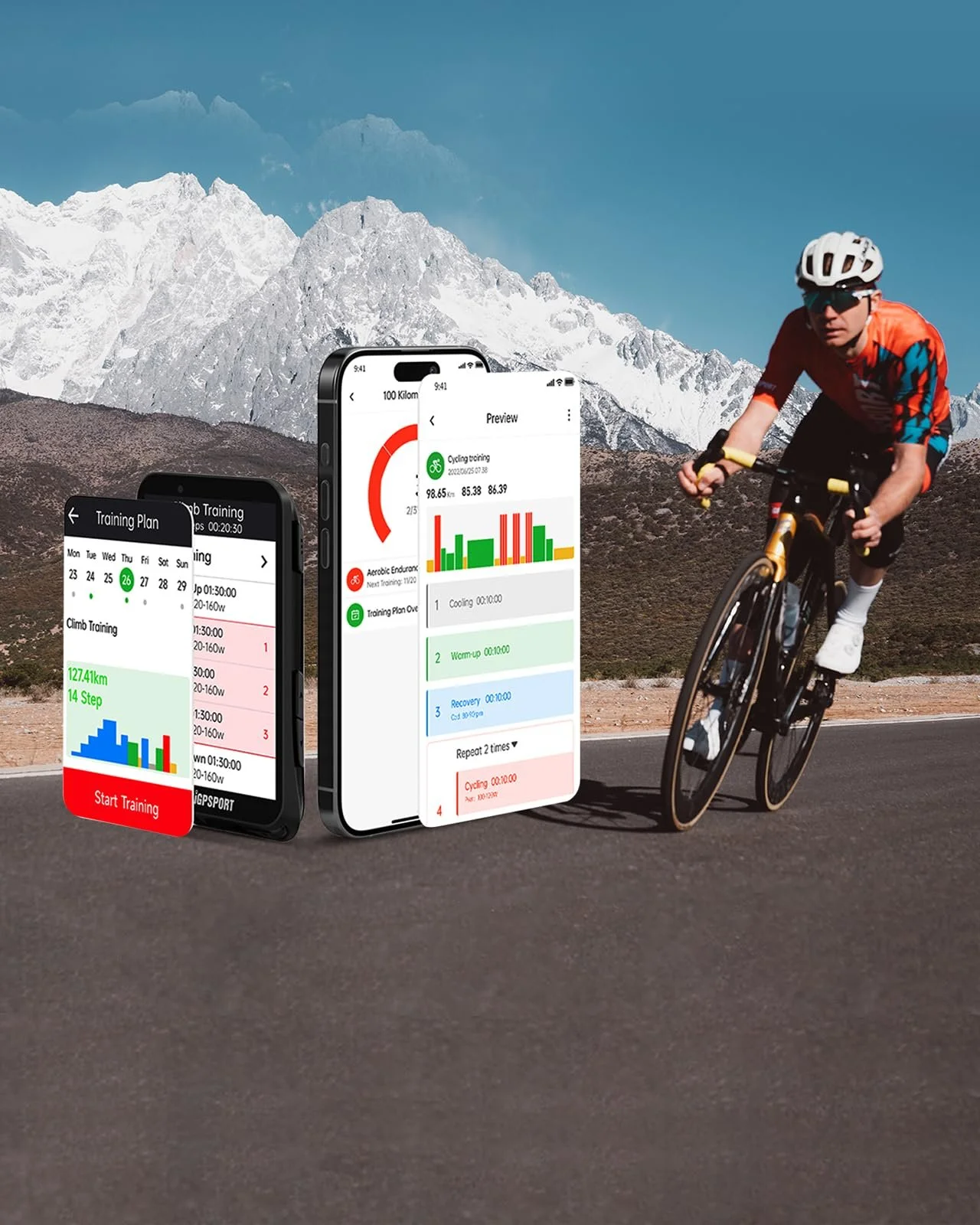 Велокомпьютер iGPSPORT iGS800 GPS 3.5" Touchscreen 32GB IPX7, фото №9