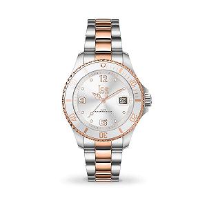 Часы Ice-Watch ICE Steel Silver Rose Gold Серебристо-серый Женские с металлическим ремешком - 017322 (Small) серебристо-серый - Фото 1