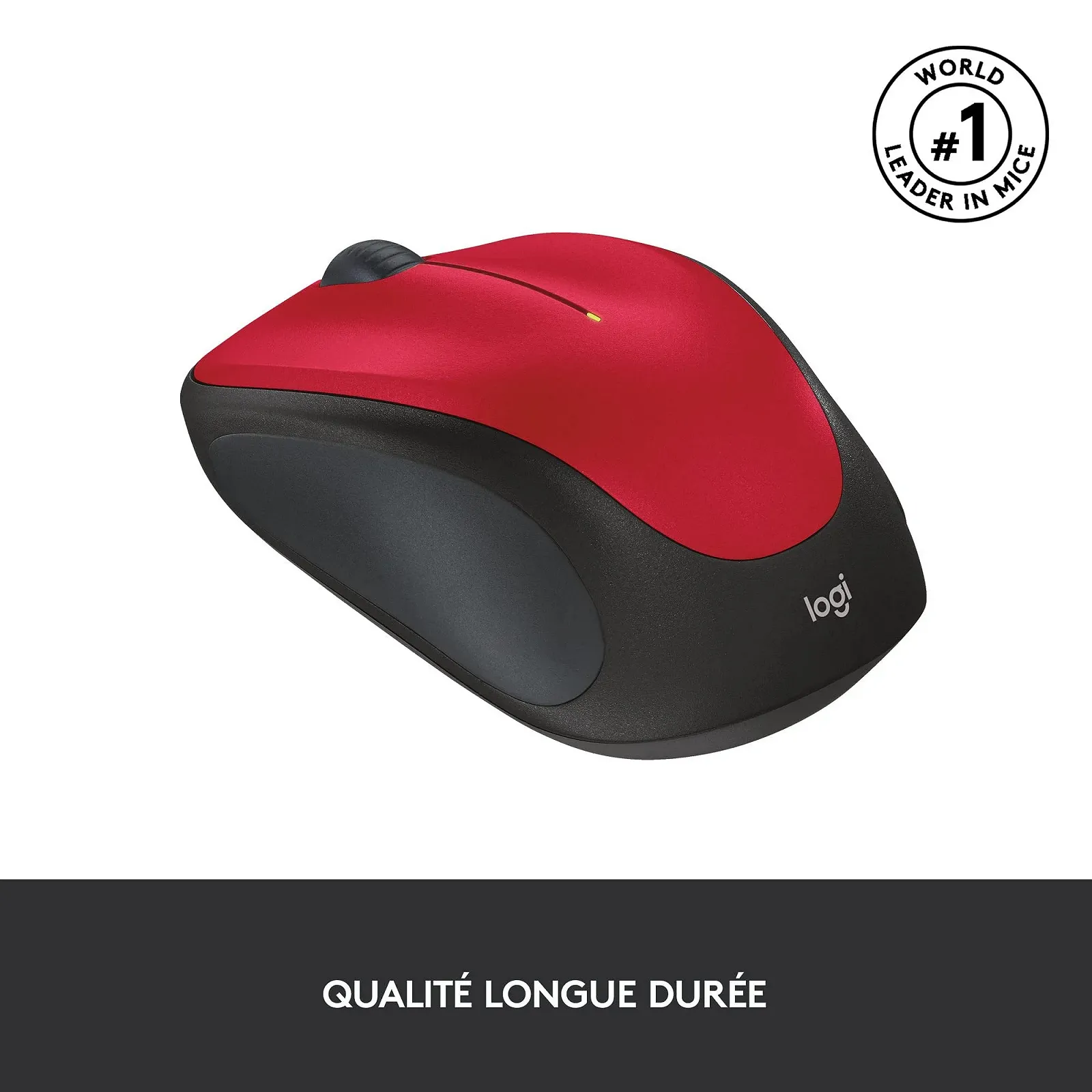 Миша Logitech M235 Оптична Бездротова Червона, фото №4 Миша Logitech M235 Оптична Бездротова Червона, фото №4
