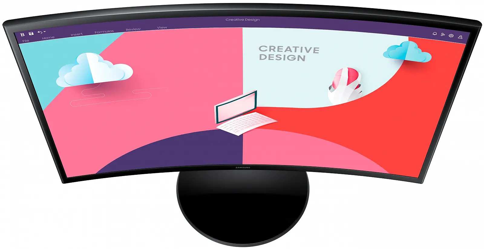 Монітор 27" Samsung S36C Full HD VA 75 Гц Чорний, фото №4