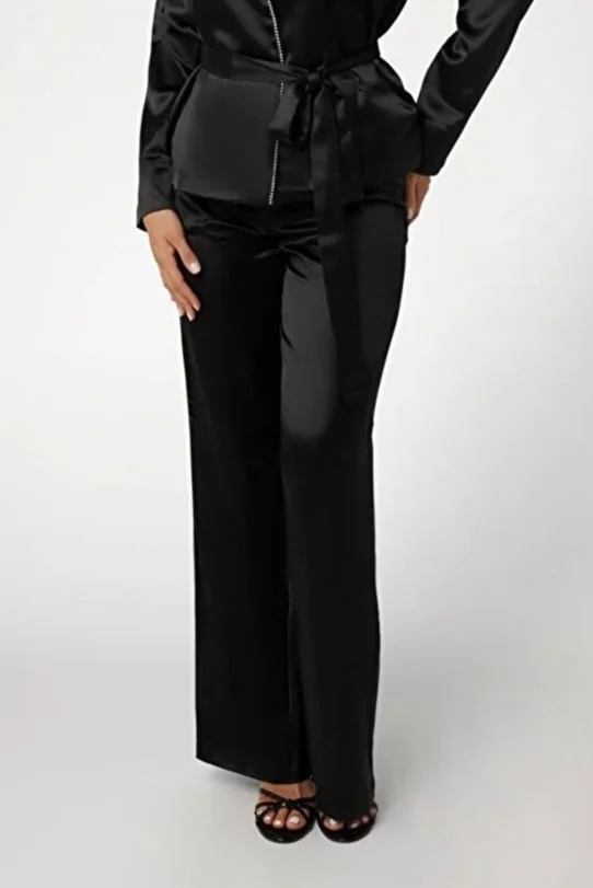 Жіночий піжамний комплект GUESS High-Fashion JBLK - S, фото №4