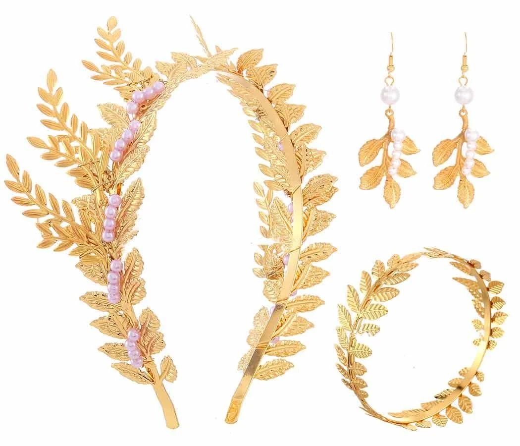 Обруч Золотой Греческий Венок Leaf Goddess Accessories, фото №1 Обруч Золотой Греческий Венок Leaf Goddess Accessories, фото №1