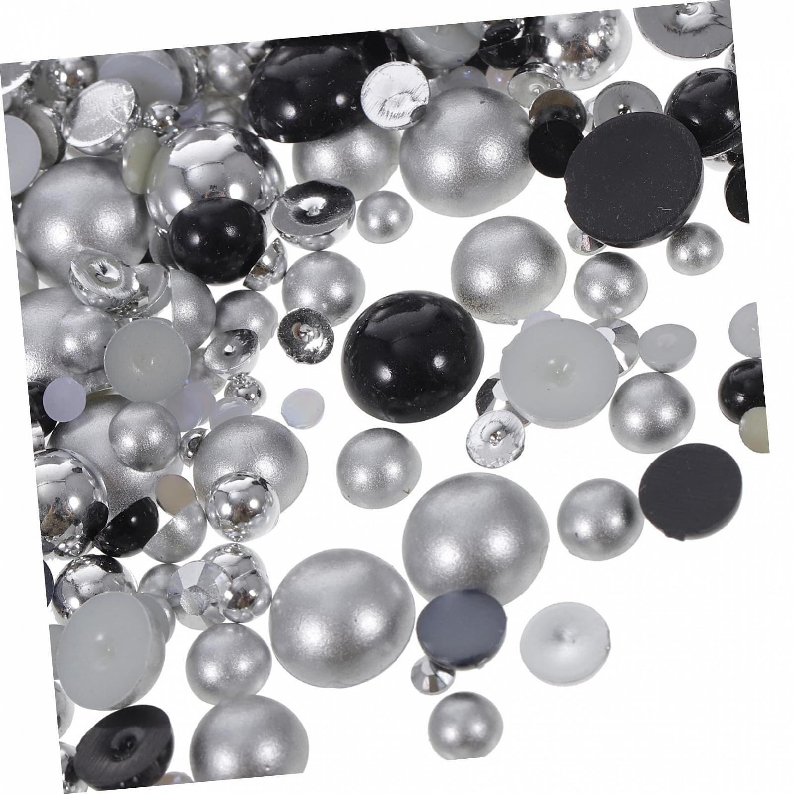 Стразы для ногтей, 2 шт, полукруглые искусственные жемчужины и стразы для украшения чехлов для мобильных телефонов, фото №2