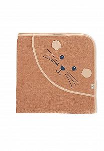Рушник з капюшоном Sterntaler Unisex GOTS Otti Коричневий - Фото 1