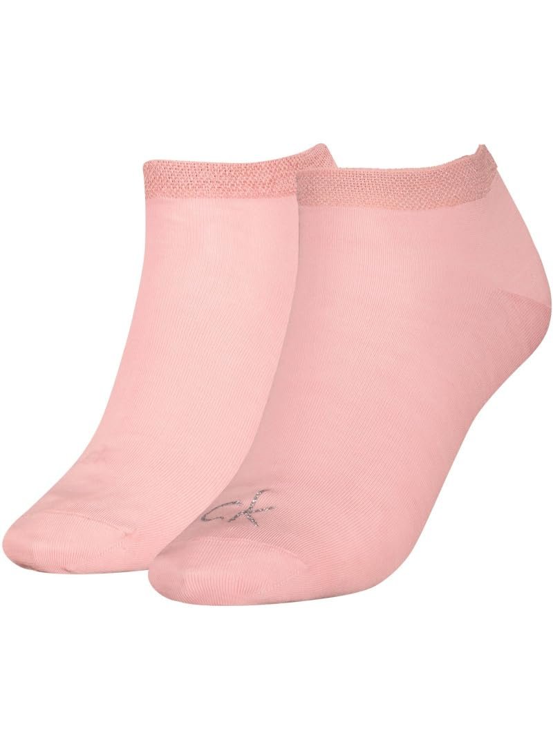 Женские носки с блестящим логотипом (2 пары), фото №1