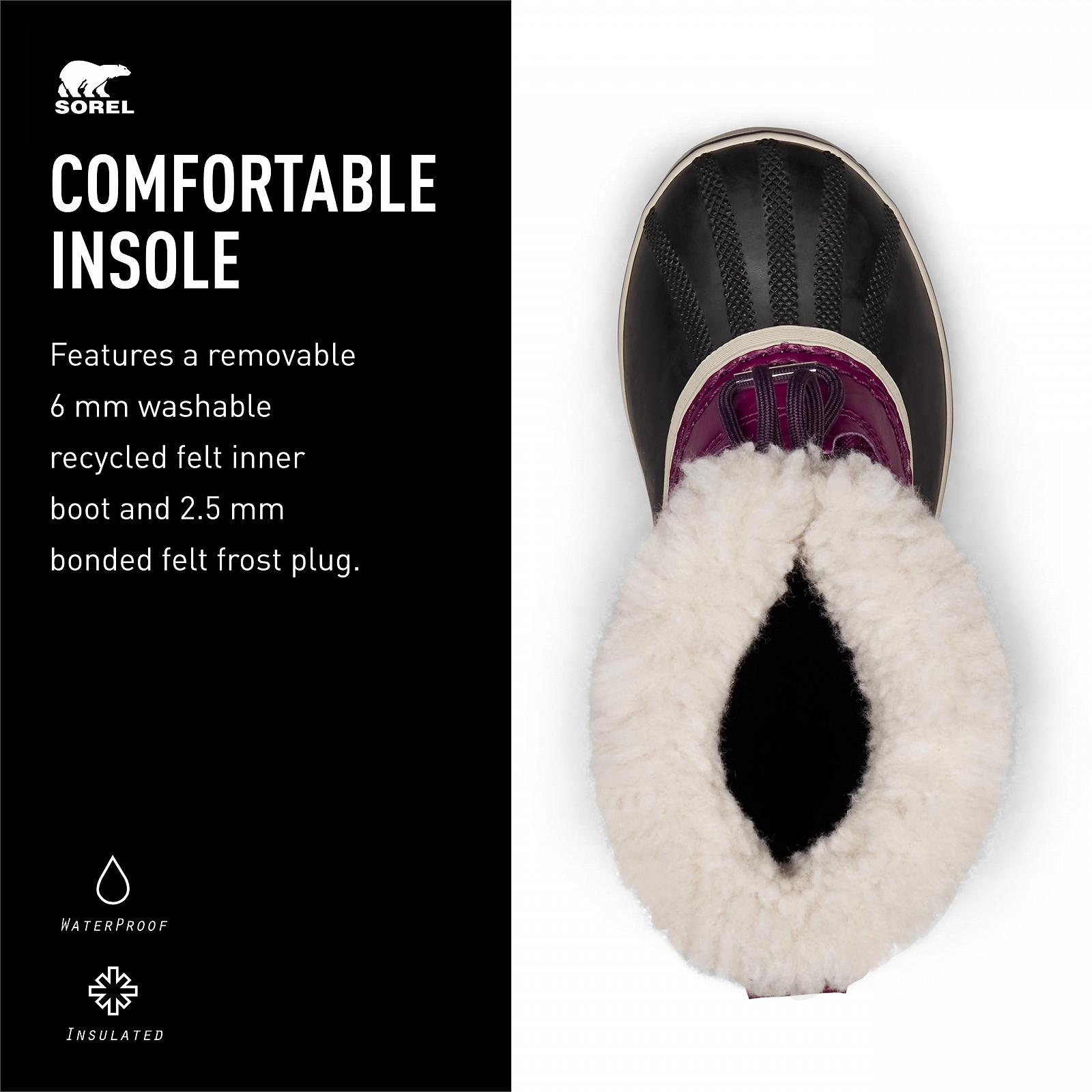 Унисекс Зимние сапоги Sorel Yoot Pac Nylon Wp водонепроницаемые, фото №4