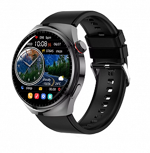 Смарт-часы LEMFO LF38-Y13 силиконовый ремешок Black 16731 - Фото 1