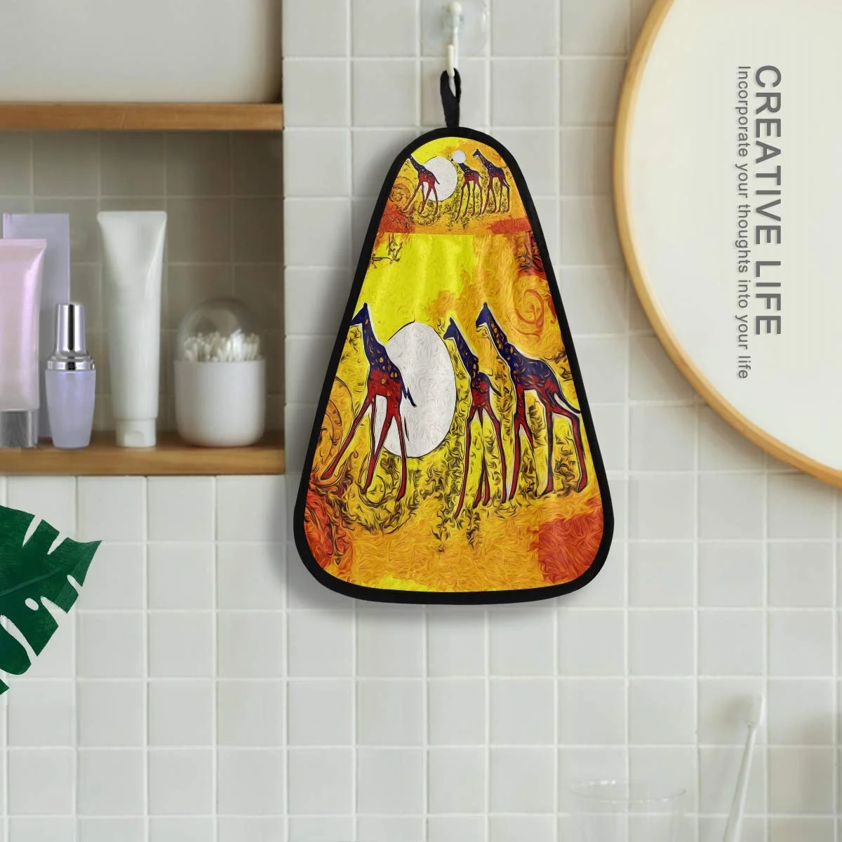 Рушник Giraffe поглинаючий швидкосохнучий для кухні, фото №4