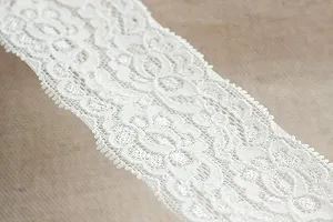Купить Кружево для рукоделия эластичное Лентомания 50 мм кремовое (LACE-ELAST50CRM) - Фото 1 Кружево для рукоделия эластичное Лентомания 50 мм кремовое (LACE-ELAST50CRM) - Фото 1