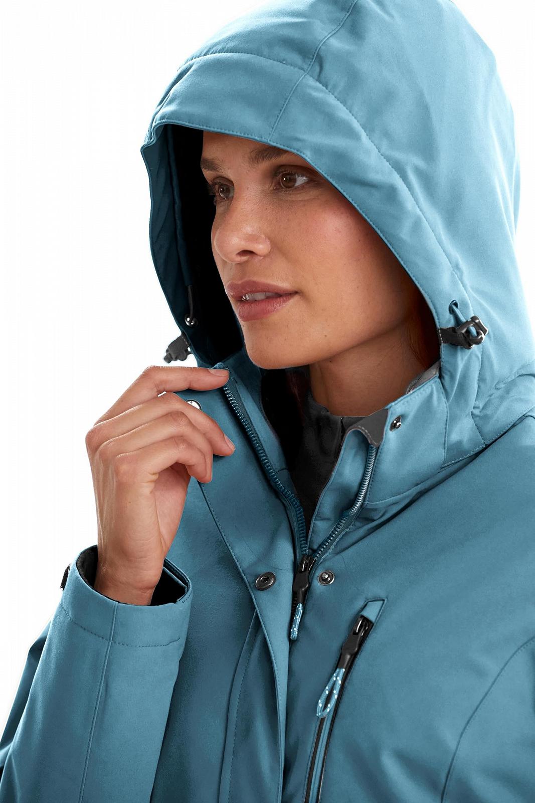 Жіноча куртка Outdoor Killtec KOW 140 WMN, функціональна, зі знімним капюшоном, водонепроникна, вітрозахисна, дихаюча, фото №4